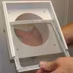 Insektsgitter m/ramme stål Aero
