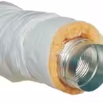 Alukanal isolert 50 M/M 3m Ø125