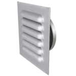 Sjalusirist m/nippel stål 6X6"Ø125