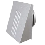 Kappe m/nippel stål 6x6" Ø125