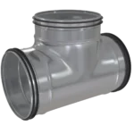 T-rør m/pakning 125/125mm EAN