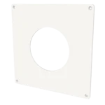 Dekkplate 200x200 mm hvit